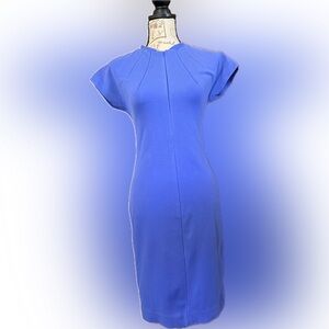 Diane Von Furstenberg Blue Fitted Dress